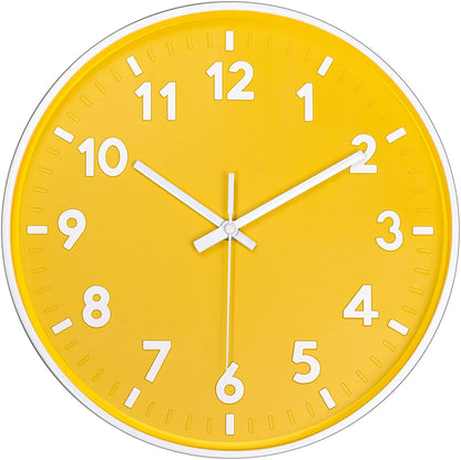 8 Inch Black Modern Wall Clock