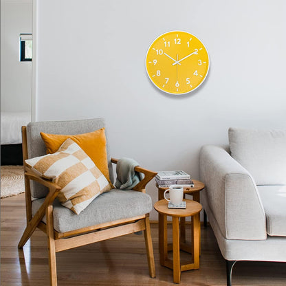8 Inch Black Modern Wall Clock