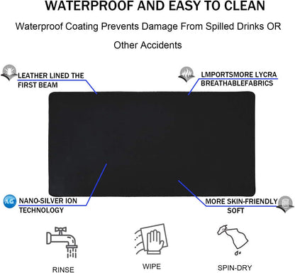 Large Gaming Mouse Pad, Extra Large Big Mouse Pad with Stitched Edge