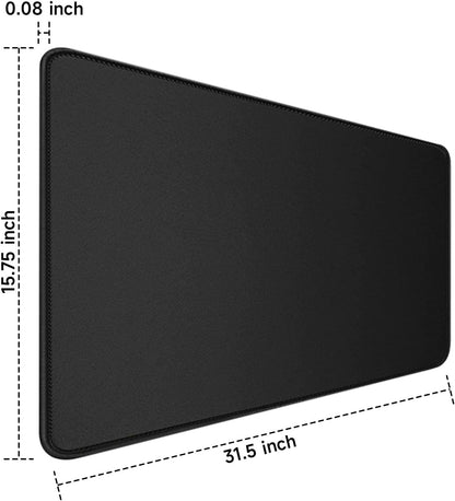 Large Gaming Mouse Pad, Extra Large Big Mouse Pad with Stitched Edge