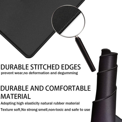 Large Gaming Mouse Pad, Extra Large Big Mouse Pad with Stitched Edge