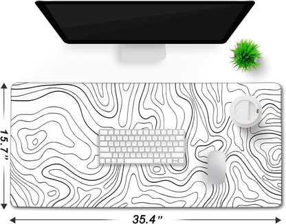 Large Gaming Mouse Pad, Extra Large Big Mouse Pad with Stitched Edge