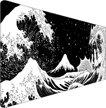 Large Gaming Mouse Pad, Extra Large Big Mouse Pad with Stitched Edge