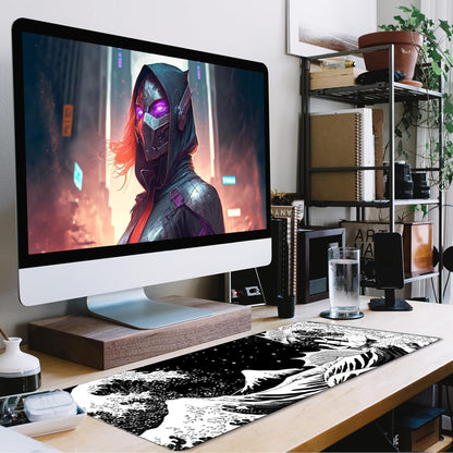 Large Gaming Mouse Pad, Extra Large Big Mouse Pad with Stitched Edge