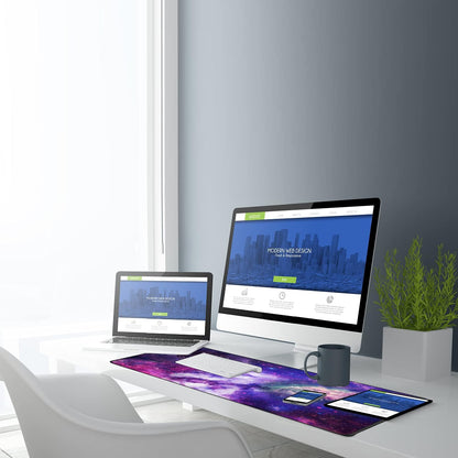 Large Gaming Mouse Pad, Extra Large Big Mouse Pad with Stitched Edge