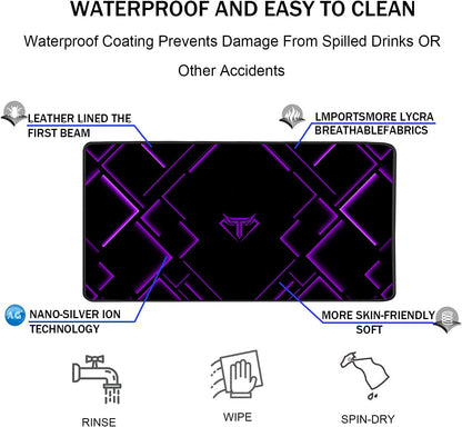 Large Gaming Mouse Pad, Extra Large Big Mouse Pad with Stitched Edge