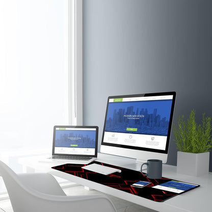 Large Gaming Mouse Pad, Extra Large Big Mouse Pad with Stitched Edge