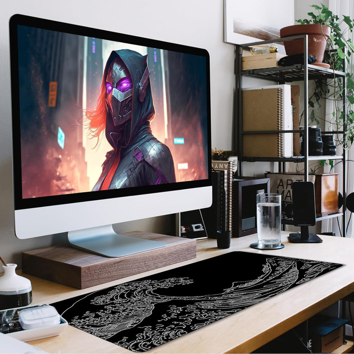 Large Gaming Mouse Pad, Extra Large Big Mouse Pad with Stitched Edge
