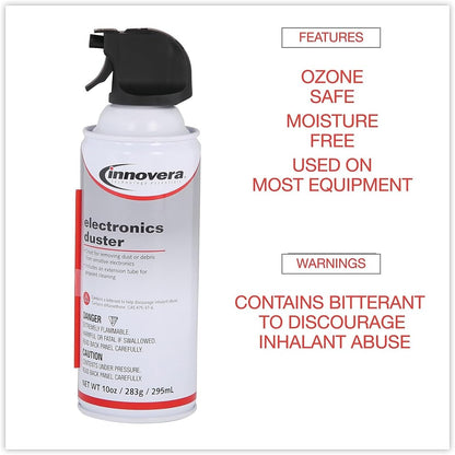 10010 Compressed Air Duster Cleaner, 10 Oz Can