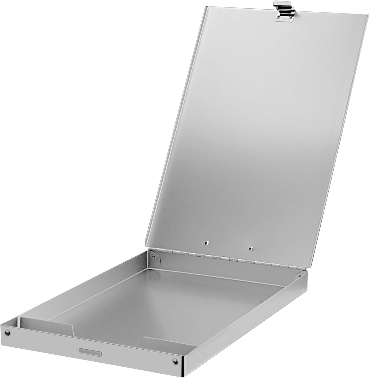 Recycled Aluminum Storage Clipboard, Clipboard Box, Form Holder, Suitable for School, Office, Jobsite or Medical Staff, 9.25 x 13.78 Inches, Silver
