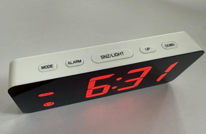 Alarm Clock for Kids -Digital Clock with 7 Color, 4 Dimmable Backlight & 3 Adjustable Volumes, 12/24 Hour, Snooze, Small Clocks for Classroom Bedroom