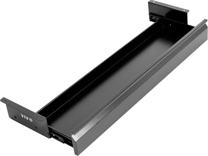 Black 16 x 9 inch Under Desk Slide Out Drawer, DESK-AC03A-B