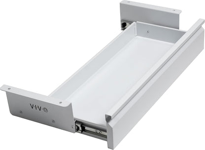 Black 16 x 9 inch Under Desk Slide Out Drawer, DESK-AC03A-B