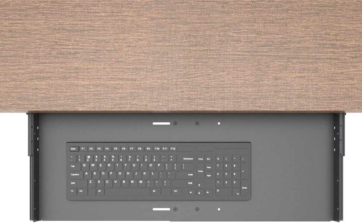 Large Under Desk Slide-Out Keyboard Tray, 27 x 9.8 inch