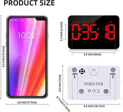 Kitchen Digital Timer, Count Down Up, Rechargeable, Vibration Mode