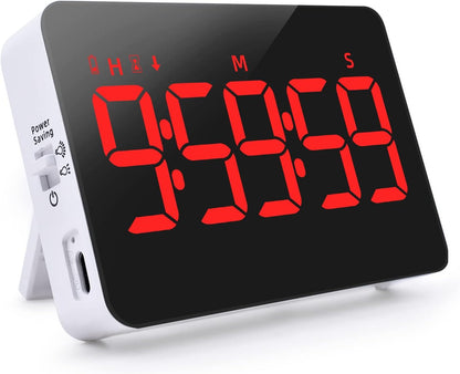 Kitchen Digital Timer, Count Down Up, Rechargeable, Vibration Mode