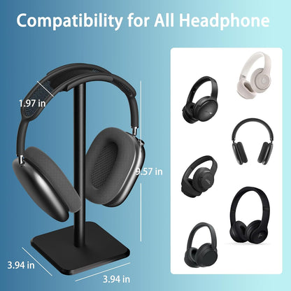 Headphone Stand - Headset Stand with Aluminum Hanger (Pink)