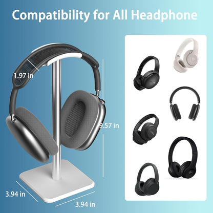 Headphone Stand - Headset Stand with Aluminum Hanger (Pink)