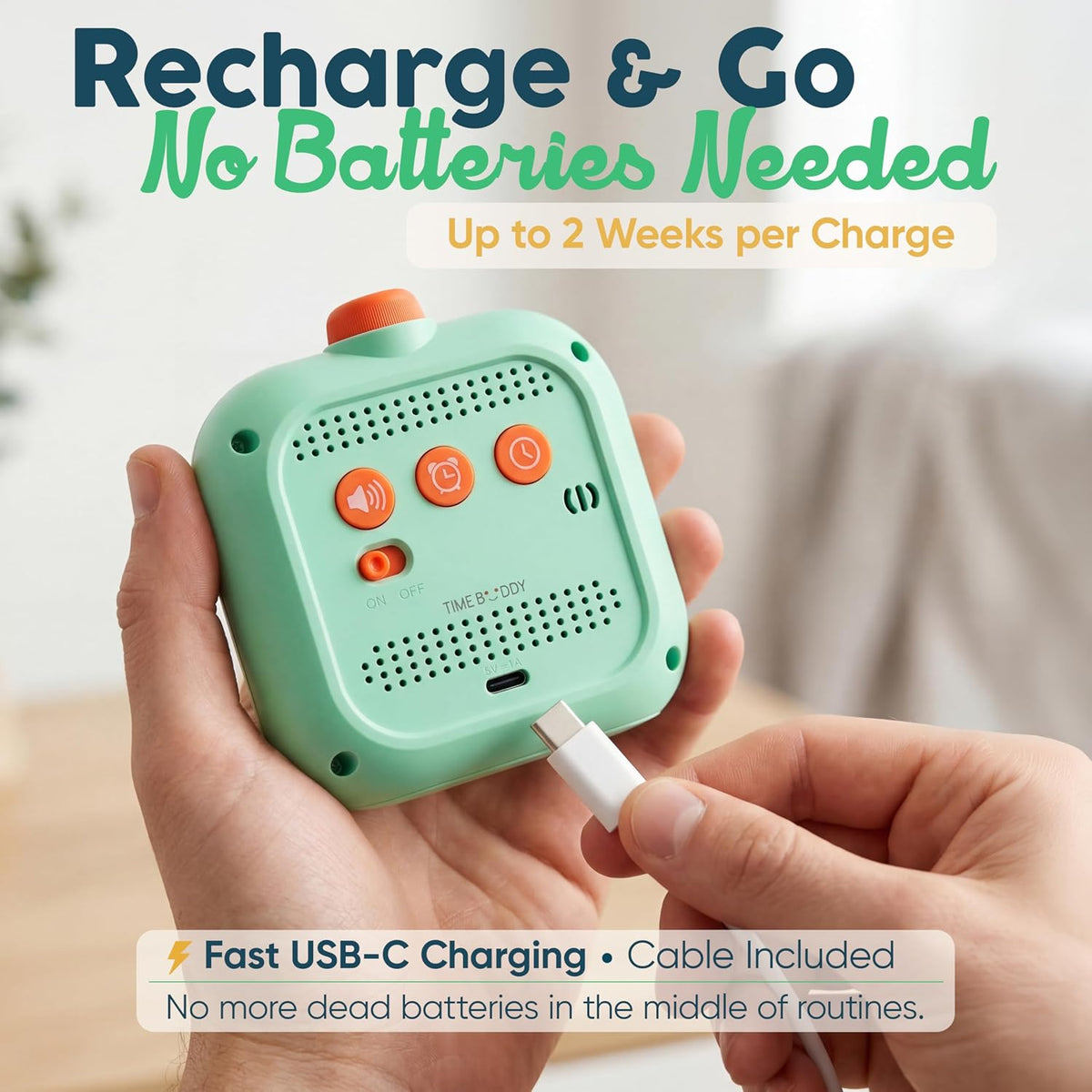 Digital Visual Timer for Kids - Calmer Routines & Transitions