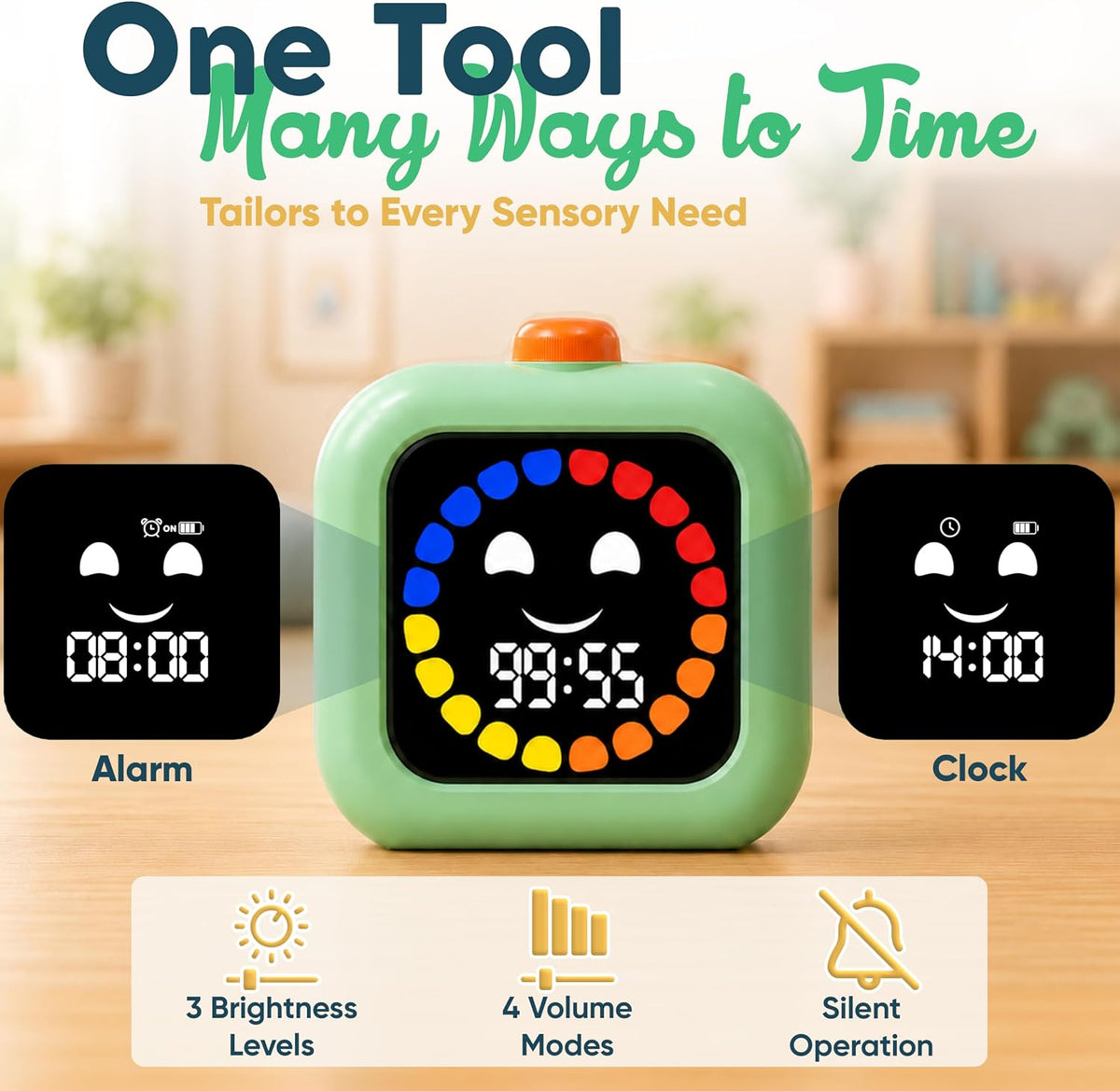 Digital Visual Timer for Kids - Calmer Routines & Transitions