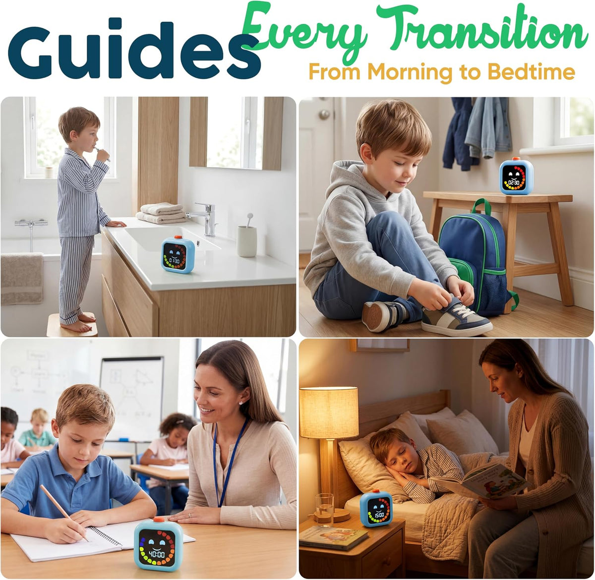 Digital Visual Timer for Kids - Calmer Routines & Transitions