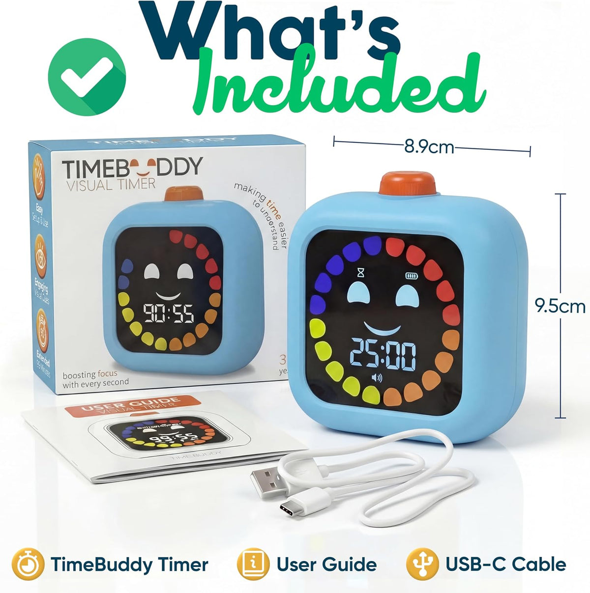 Digital Visual Timer for Kids - Calmer Routines & Transitions