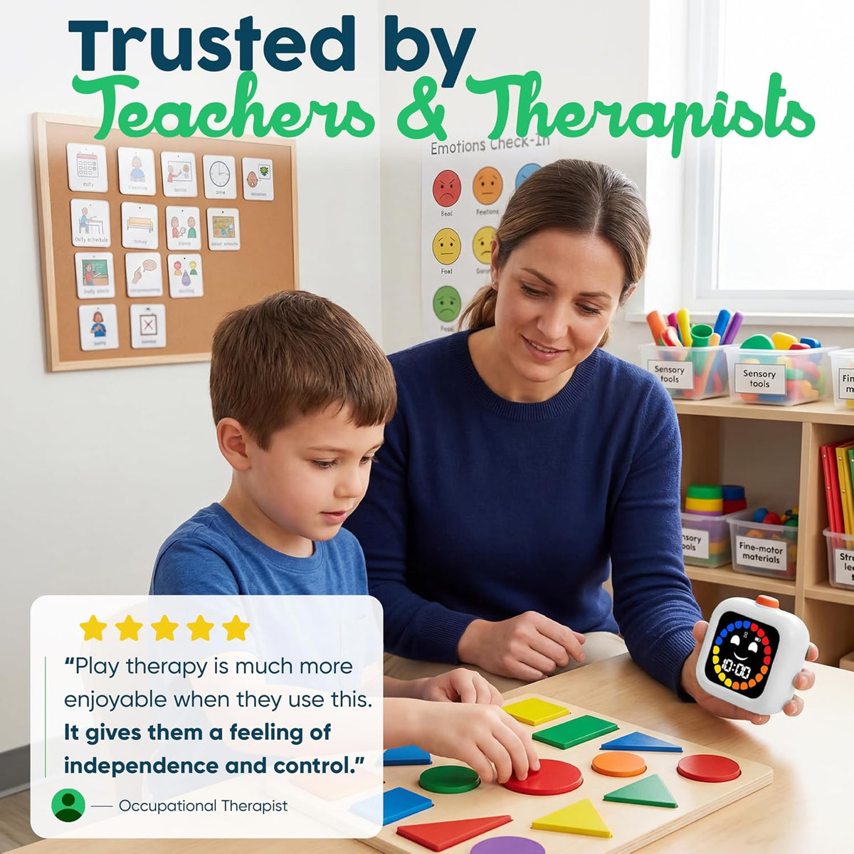Digital Visual Timer for Kids - Calmer Routines & Transitions