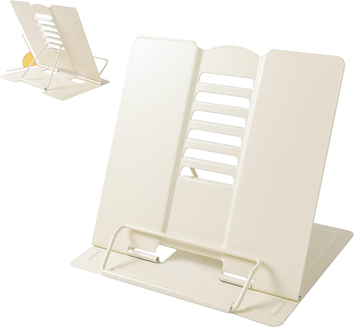 Metal Book Holder Adjustable Book Stand for Reading