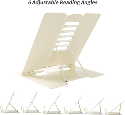 Metal Book Holder Adjustable Book Stand for Reading