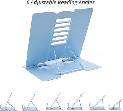 Metal Book Holder Adjustable Book Stand for Reading