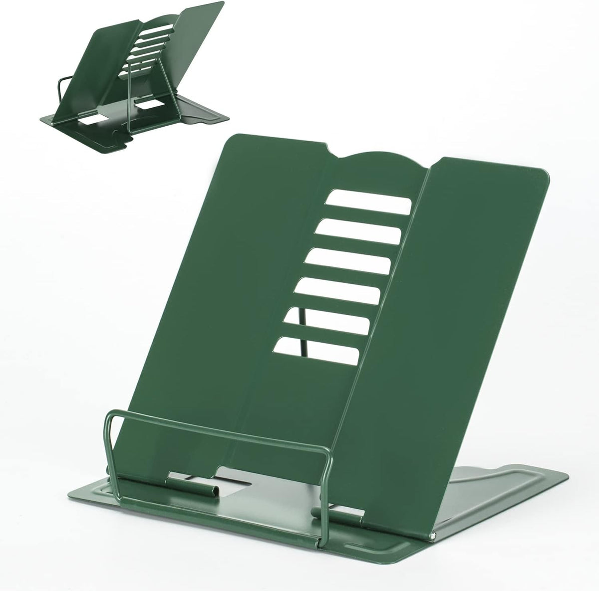 Metal Book Holder Adjustable Book Stand for Reading