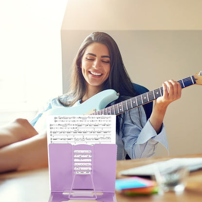Metal Book Holder Adjustable Book Stand for Reading