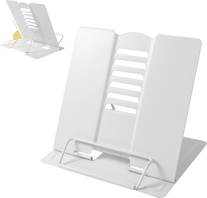 Metal Book Holder Adjustable Book Stand for Reading