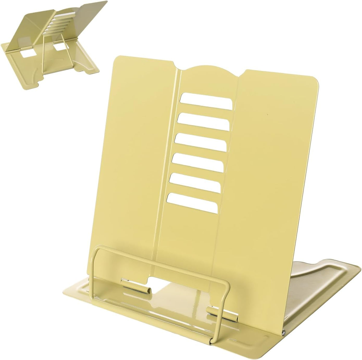 Metal Book Holder Adjustable Book Stand for Reading