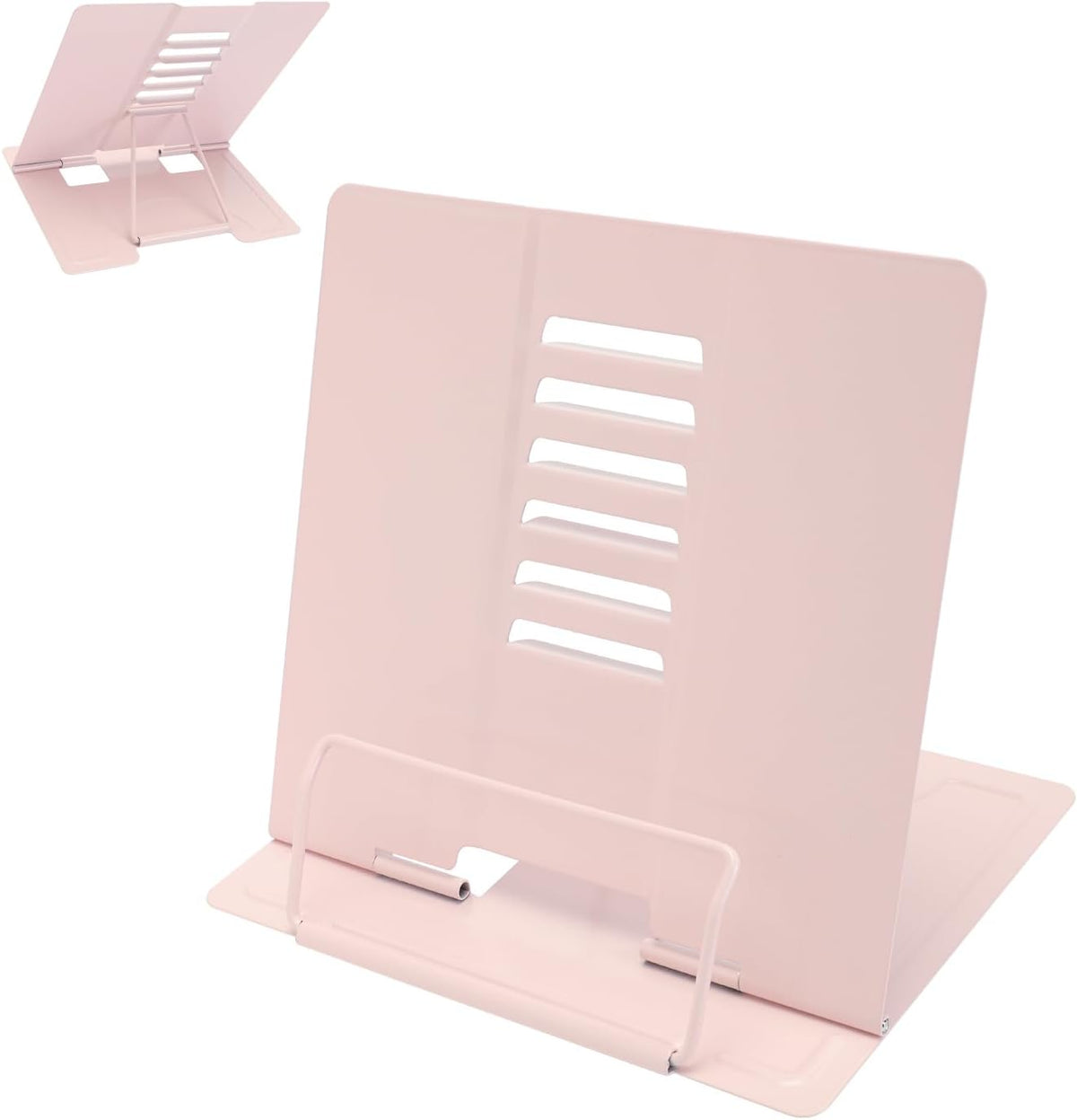 Metal Book Holder Adjustable Book Stand for Reading