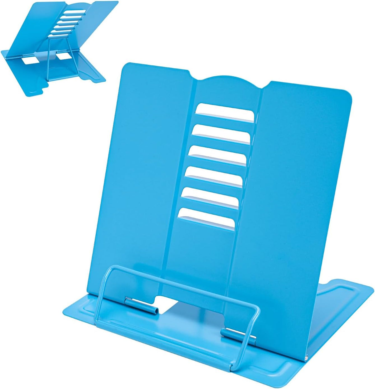 Metal Book Holder Adjustable Book Stand for Reading