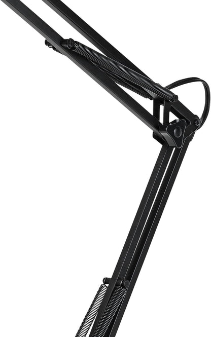 52024 28" Swing Arm Architect Desk Lamp, Matte White, Rotary Switch on Shade, Partially Adjustable Arm, Modern Lighting for Bedroom or Office, Timeless, Indoor Lights