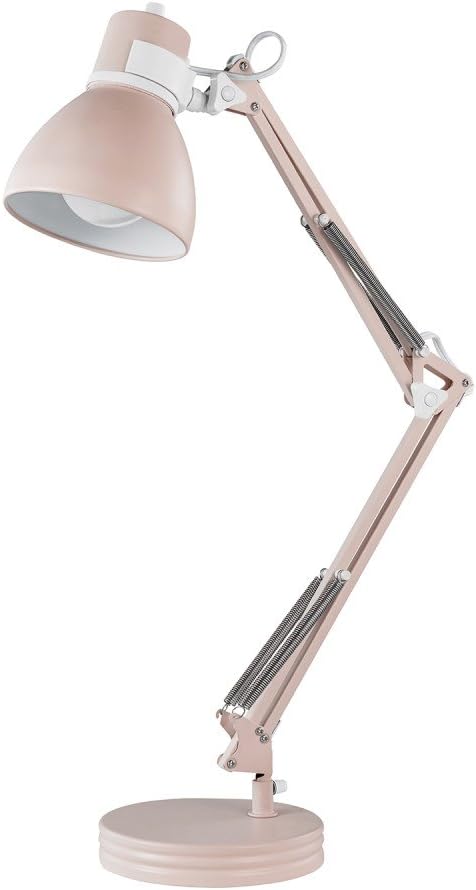 52024 28" Swing Arm Architect Desk Lamp, Matte White, Rotary Switch on Shade, Partially Adjustable Arm, Modern Lighting for Bedroom or Office, Timeless, Indoor Lights
