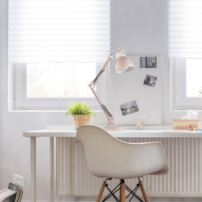52024 28" Swing Arm Architect Desk Lamp, Matte White, Rotary Switch on Shade, Partially Adjustable Arm, Modern Lighting for Bedroom or Office, Timeless, Indoor Lights