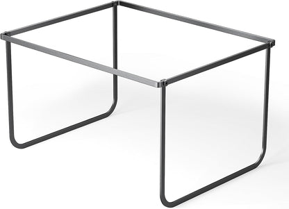 Legal and Letter Size Hanging File Folder Frame,Hanging File Folder Holder for Desktop Organizer,Metal Rack for Filing Cabinet and File Drawer,12.4” Wide x 15.3” Long x 9.4" Height,Black