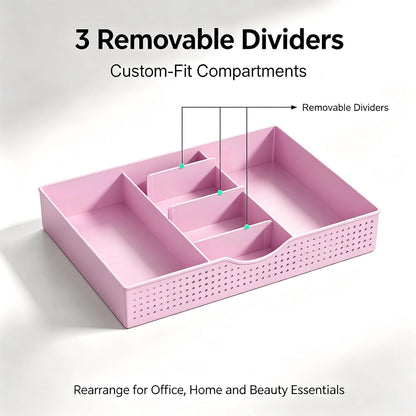 Monitor Stand with Drawer and 2 Pen Holders