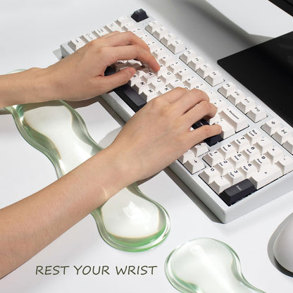 Gel Keyboard and Mouse Wrist Rest, Cloud Wrist Pad for Computer Keyboard