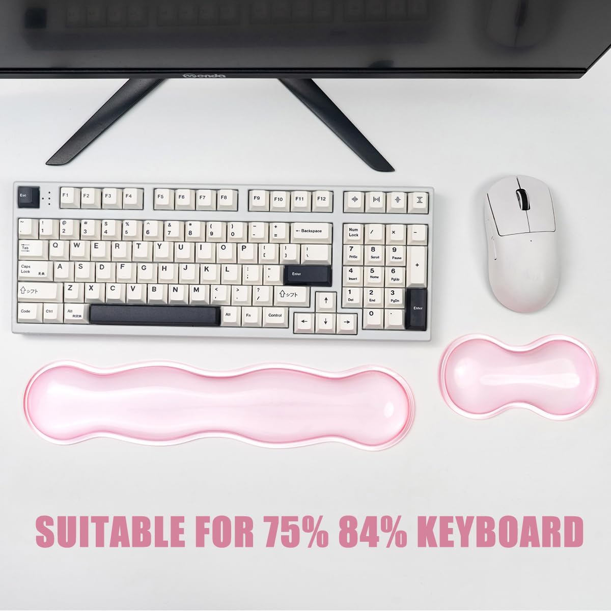 Gel Keyboard and Mouse Wrist Rest, Cloud Wrist Pad for Computer Keyboard