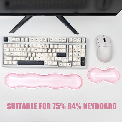 Gel Keyboard and Mouse Wrist Rest, Cloud Wrist Pad for Computer Keyboard