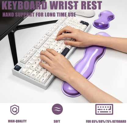 Gel Keyboard and Mouse Wrist Rest, Cloud Wrist Pad for Computer Keyboard