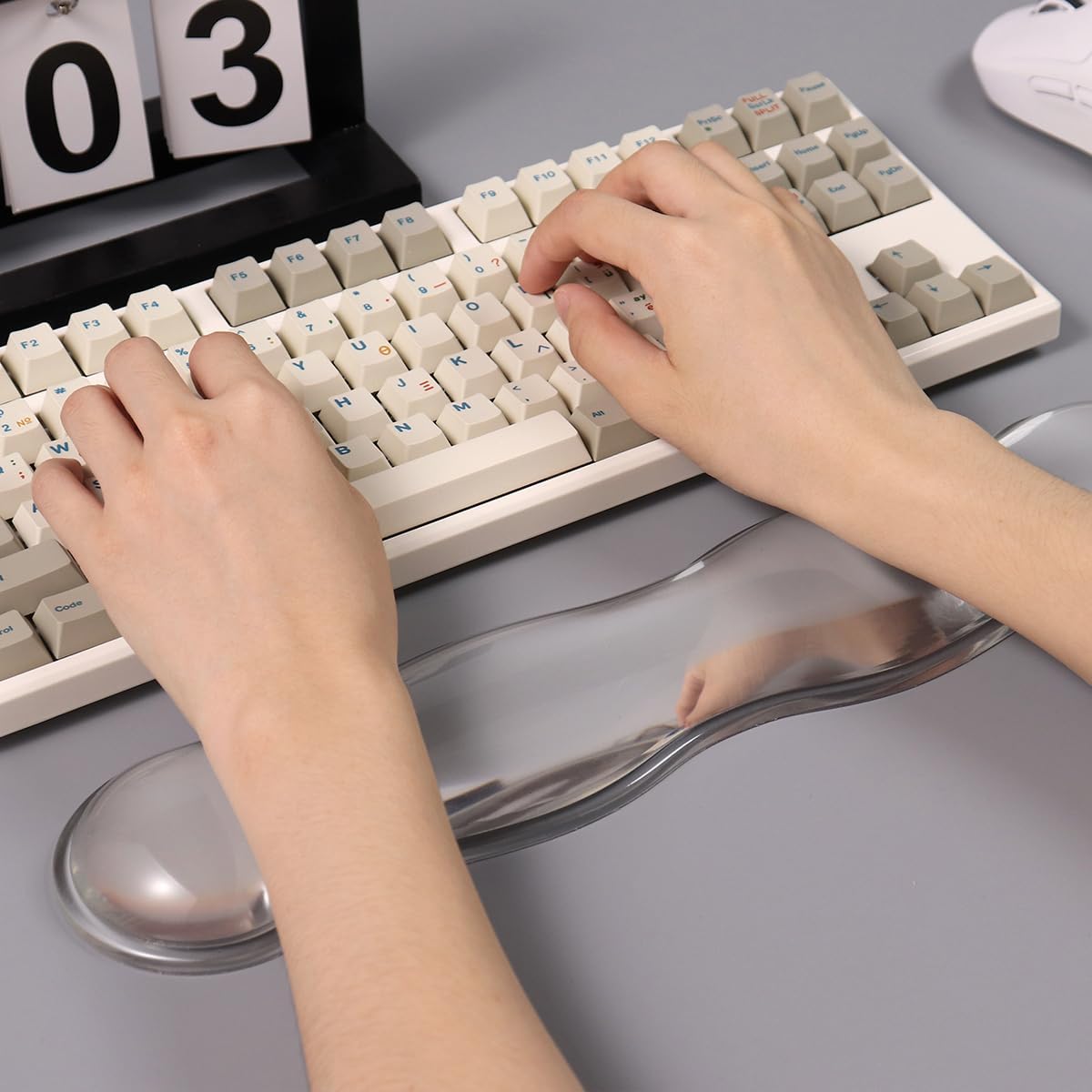 Gel Keyboard and Mouse Wrist Rest, Cloud Wrist Pad for Computer Keyboard