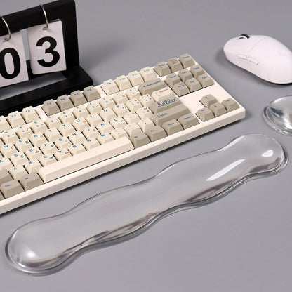 Gel Keyboard and Mouse Wrist Rest, Cloud Wrist Pad for Computer Keyboard