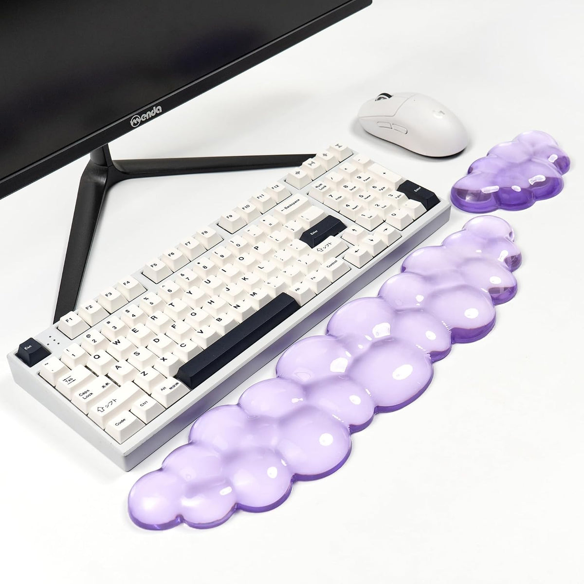 Gel Keyboard and Mouse Wrist Rest, Cloud Wrist Pad for Computer Keyboard