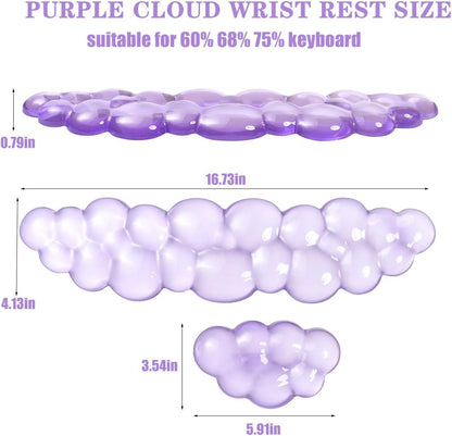 Gel Keyboard and Mouse Wrist Rest, Cloud Wrist Pad for Computer Keyboard