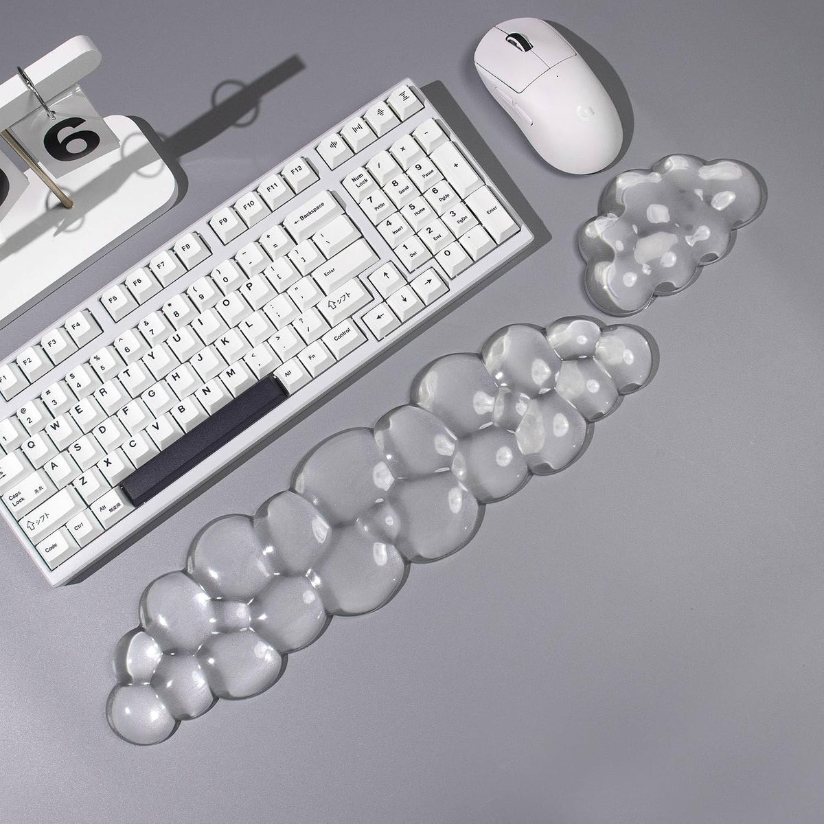 Gel Keyboard and Mouse Wrist Rest, Cloud Wrist Pad for Computer Keyboard